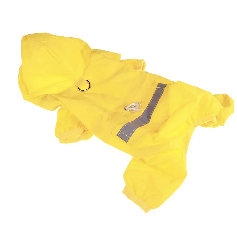 Waterproof Pet Raincoat Dog Cat Outdoor Rain Jacket