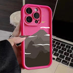 Mountain Cloud Silicon Case for iPhone 17 16 15 14 13 12 11 Pro Max Plus Air