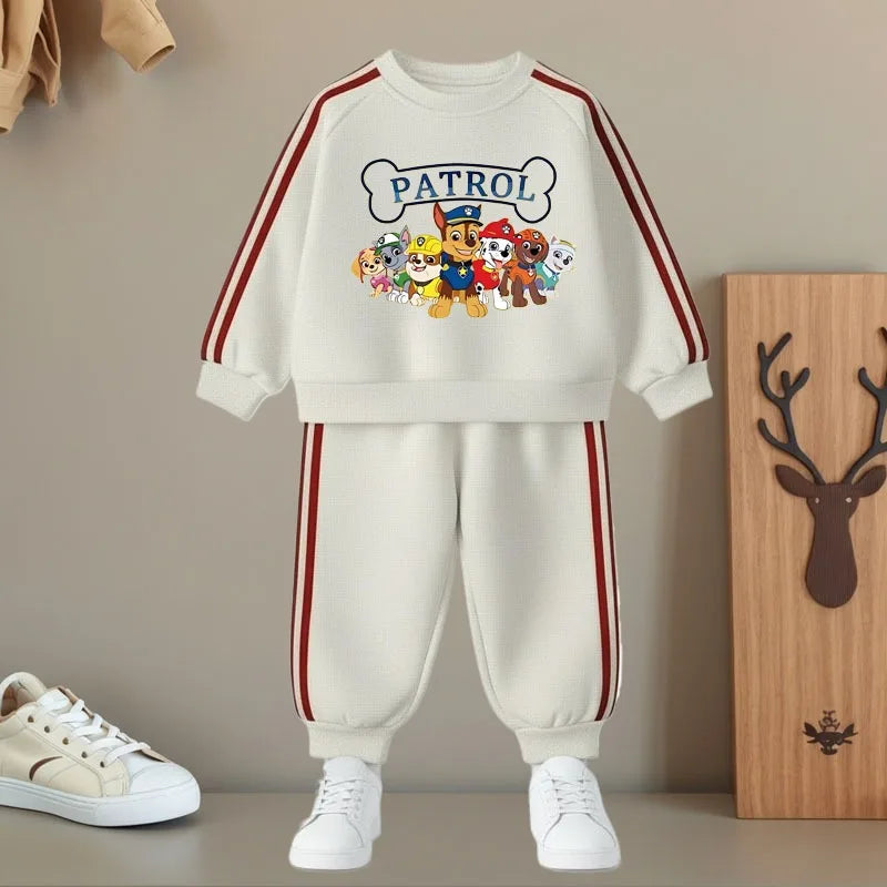 PAW Patrol Boys and Girls Side Stripe Hoodie and Trousers 2-Piece Tracksuit