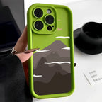 Mountain Cloud Silicon Case for iPhone 17 16 15 14 13 12 11 Pro Max Plus Air