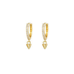 New Design Stainless Steel Water Drop Dangle Earrings Multicolor
