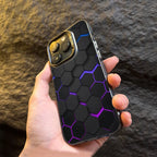 Fashion Honeycomb Building Block IMD Case for iPhone 16 15 14 13 Pro