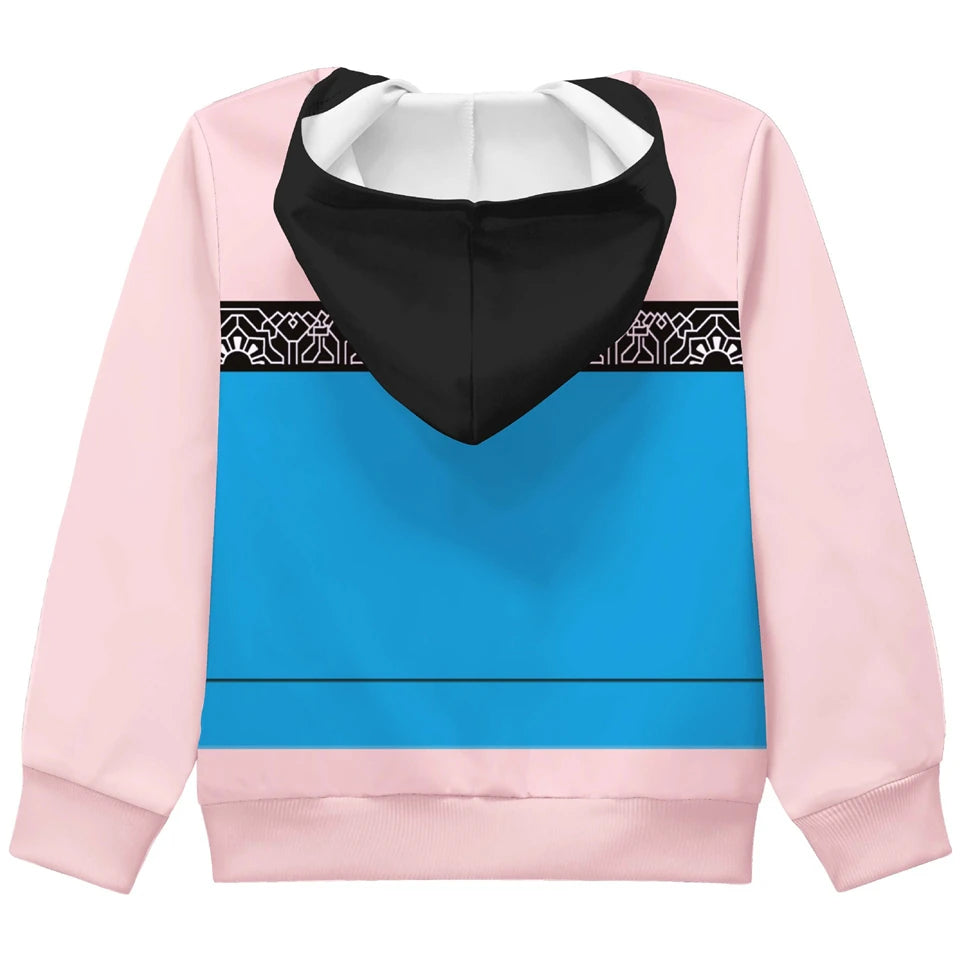 Kids Kpop Demon Hunter Hoodie and Pants Set Fashion Girls Casual Clothing