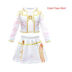 Kids Kpop Demon Hunter Cosplay Rumi Zoey Mira Suit 3D Print Costume Outfit