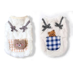 Cozy Plush Pet Vest Warm Fleece Sleeveless Coat Small Dog Cat Indoor Wear