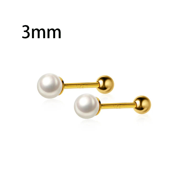 Fashion Multicolor CZ Zircon Small Hoop Earrings Geometry Circle