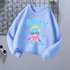 K-pop Boys and Girls Casual Long Sleeve O-Neck Hoodies Fashion Sweatshirts