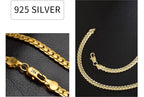 6mm Full Sideways Chain 8/18/20/24 Inch 925 Sterling Silver Men Women Jewelry