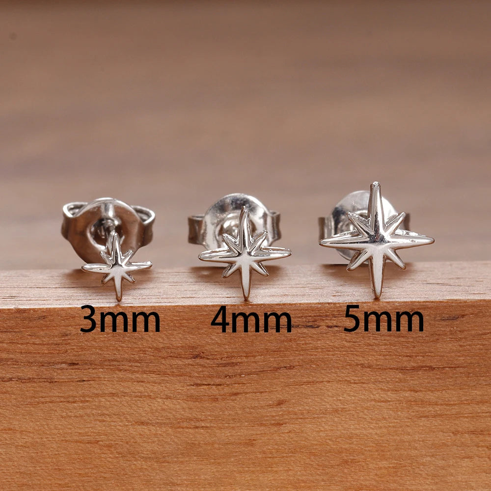 Fashion Minimalist Star Stud Earring 14K Gold Plated Mini Daily