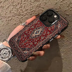 Persian Carpet Electroplate Case for Samsung S25 S24 Ultra S23 A16