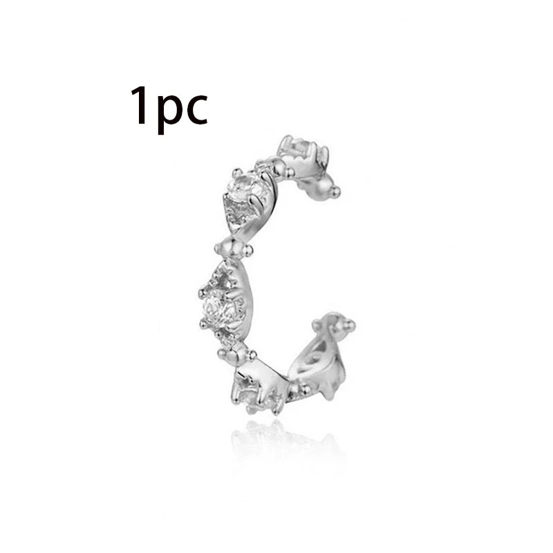 2022 New Stainless Steel Minimal Hoop Earrings Cubic Zirconia