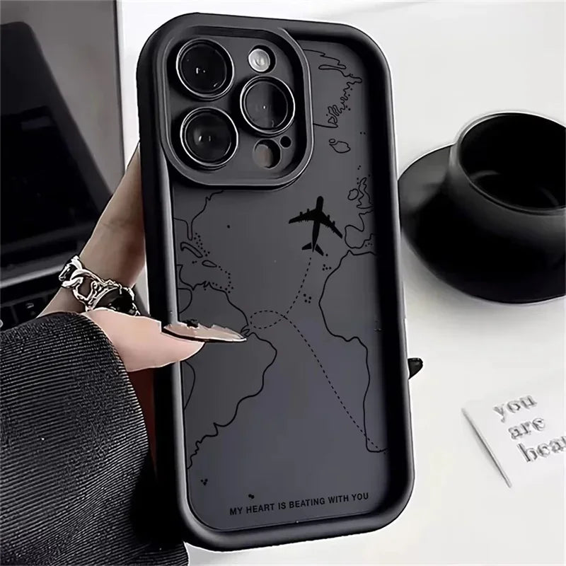 Airplane Route Case for Xiaomi Redmi Note 14 13 12 Pro Plus 13 12S 11 13C 14C