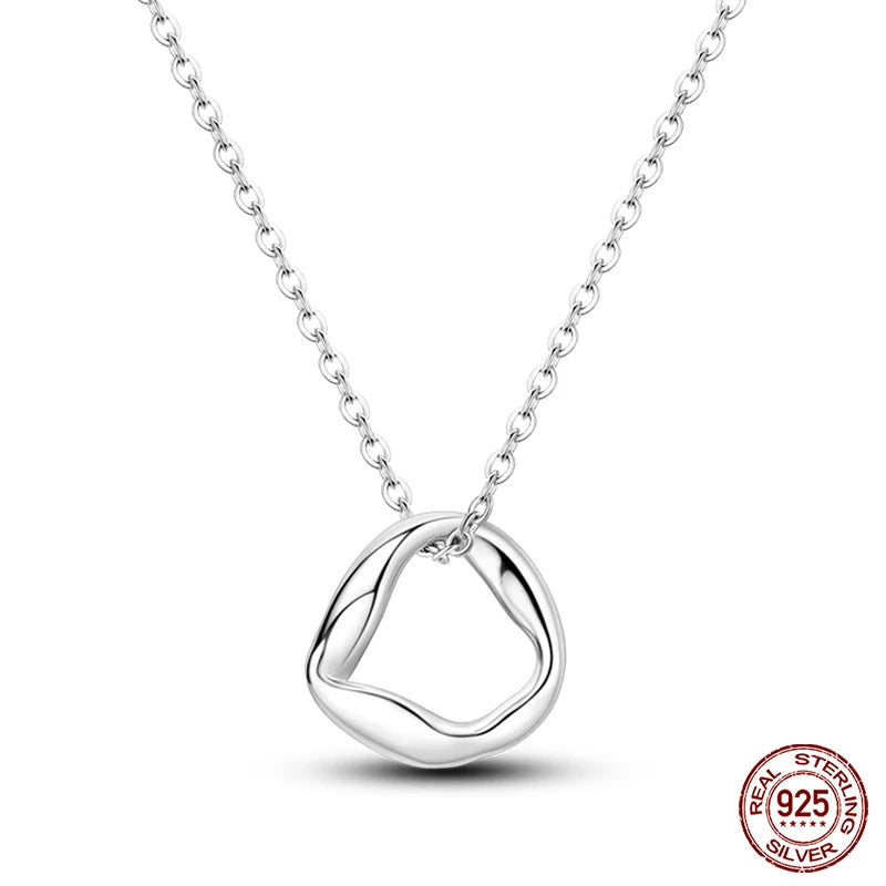 925 Sterling Silver Luminous Firefly Heart Shaped Zircon Pendant Necklace For Women Fashion Anniversary Birthday Jewelry Gifts
