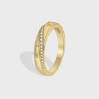 925 Sterling Silve Fashion Wedding Ring For Women Micro Paved Cubiz Zircon Finger Rings Female Engagement Jewelry Accessories