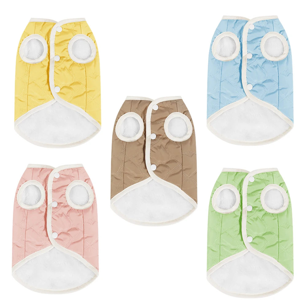 Macaron Colour Cat Sweater Warm Kitten Clothing Vest Soft Pet Apparel