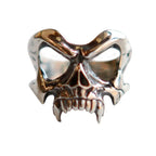 925 Sterling Silver Skeleton Head Gothic Adjustable Rings For Women Jewelry Wholesale  Accessories Jewellery Argent 925