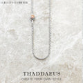 Basic Rose Gold Necklace 925 Sterling Silver Strand Jewellery Men Women Gift