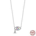 925 Sterling Silver Luminous Firefly Heart Shaped Zircon Pendant Necklace For Women Fashion Anniversary Birthday Jewelry Gifts