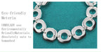 Square Chain Bracelet 925 Sterling Silver Classic Women Wedding Party Gift
