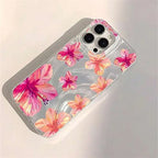 Watercolor Hibiscus Case for Samsung Galaxy A36 A16 A55 A35 S25 S24 Ultra