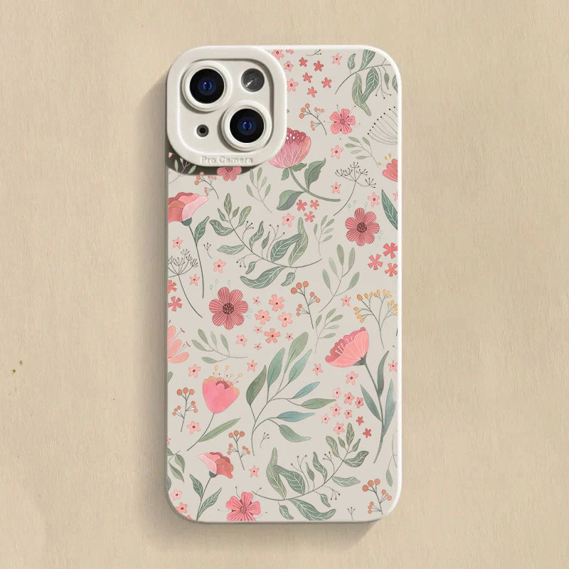 Colourful Flowers Rainbow Case for iPhone 16 15 14 13 12 Pro Max