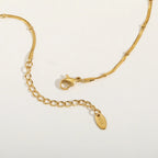 Stainless Steel Snake Ball Bead Chain Bracelet For Women, 18k Gold Plated Thin Link Layered Hand Wristband Christmas Gift