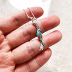 Parrot Paradise Bird Charm Necklace 925 Sterling Silver Bohemia Jewellery
