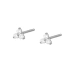 2022 Stainless Steel Zircon Square Chain Hoop Earrings Small Pendant