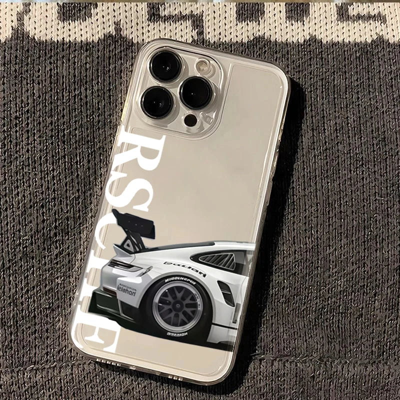 Cool Sports Car Case for iPhone 17 16 15 14 13 12 11 Pro Max XR XS 7 8 Plus