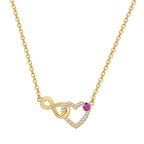 Original 925 Sterling Silver 18K Gold Heart Lock and Key Necklace Y-shaped Chain Necklace For Women Memorial Prayer Jewelry Gift