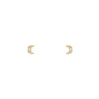 New Stainless Steel Zirconia Hoop Earring Cloud Star Moon Chain Pendant