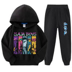 Girls Kpop Demon Hunters Athleisure Wear Hunter Witch Squad Hoodie Leggings
