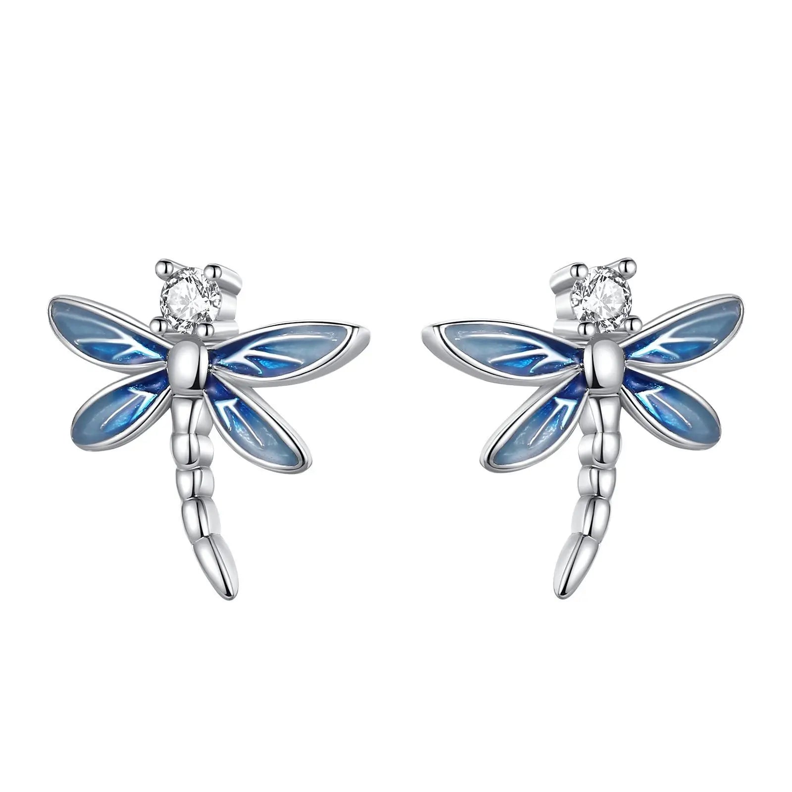 925 Sterling Silver Cute Bees Insects Stud Earrings Exquisite Birthday Gift