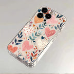 Love Heart Leaves Moon Case for Redmi Note 14 13 12 11 Pro Plus 12S 13C 14C