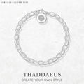 Cross Link Chain Charm Bracelet 925 Sterling Silver Trendy Club Jewellery