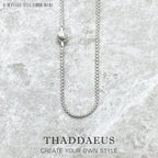Basic Silver Necklace Chain 925 Sterling Silver Rebel Style Men Women Gift