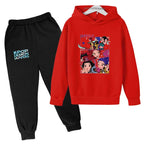 Kids Kpop Demon Hunters Tracksuit Hoodie & Pants Set 2-13 Years Casual Outfit