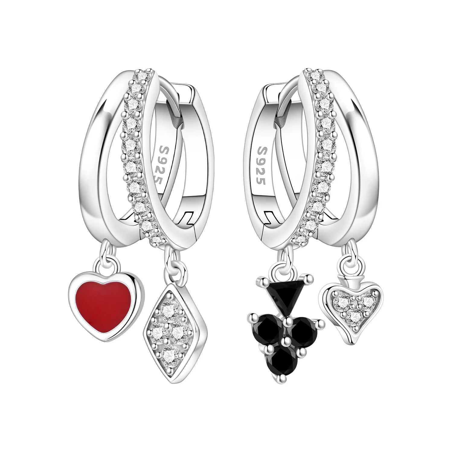925 Sterling Silver Pink Denim Hat Boots Key Lock Drop Earrings Jewellery