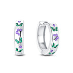 925 Sterling Silver Exquisite Dragonfly Versatile Hoop Earrings Fine Jewellery