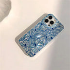 Pink Peach Flower Glitter Case for iPhone 17 16 15 14 13 12 11 Pro Max Plus