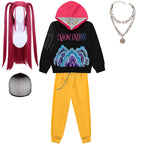 Kids Kpop Demon Hunter Hoodie and Pants Set Fashion Girls Casual Clothing