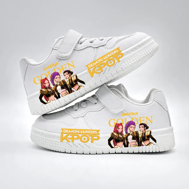 K-pop Girls Fashion Trainers 2026 Demon Hunters Print Breathable Sport Shoes