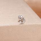 1PC Stainless Steel Star Moon Cartilage Piercing 18K Gold Plated