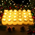 Flameless Wishing LED Tea Lamp Warm White Valentine's Day Gift Ship from UK