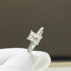 PureNew 1ct-4ct Radiant Cut Full Moissanite Diamond Rings For Women Original 925 Silver Luxury Oval Cut Lady's Diamond Ring 2025