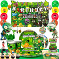 169pc Plants vs Zombies Party Supplies Tableware Banner Plates - Ship from UK