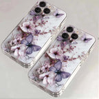 Butterfly Flower Case for Samsung Galaxy S25 Ultra S24 Plus S23 FE S22 A56