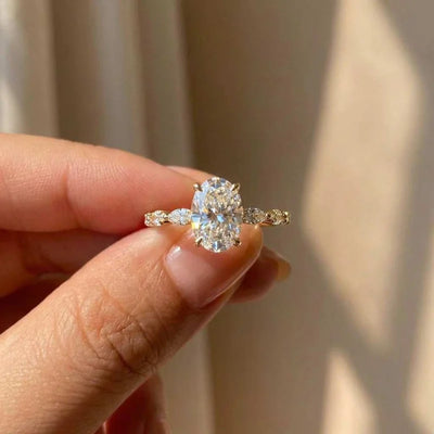 925 Sterling Silver Dainty Ring Small AAA Cubic Zircon Delicate Proposal Ring Wedding Jewellery