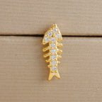 1pc Cartilage Ear Piercing Stud Women Surgical Steel Flat Back