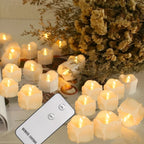 Flameless Flickering LED Votive Tealights Valentine's Day Gift Ship from UK
